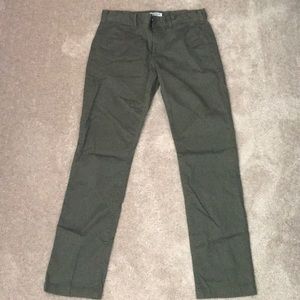 Express Slim Fit Pant - Olive Green